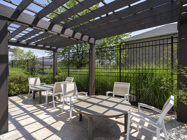 Relax, stroll, or gather in open-air comfort.