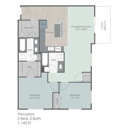 Floor plan Princeton