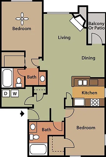 Floor plan Type F