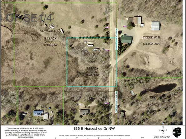 835 E Horseshoe Dr NW, Backus, MN 56435