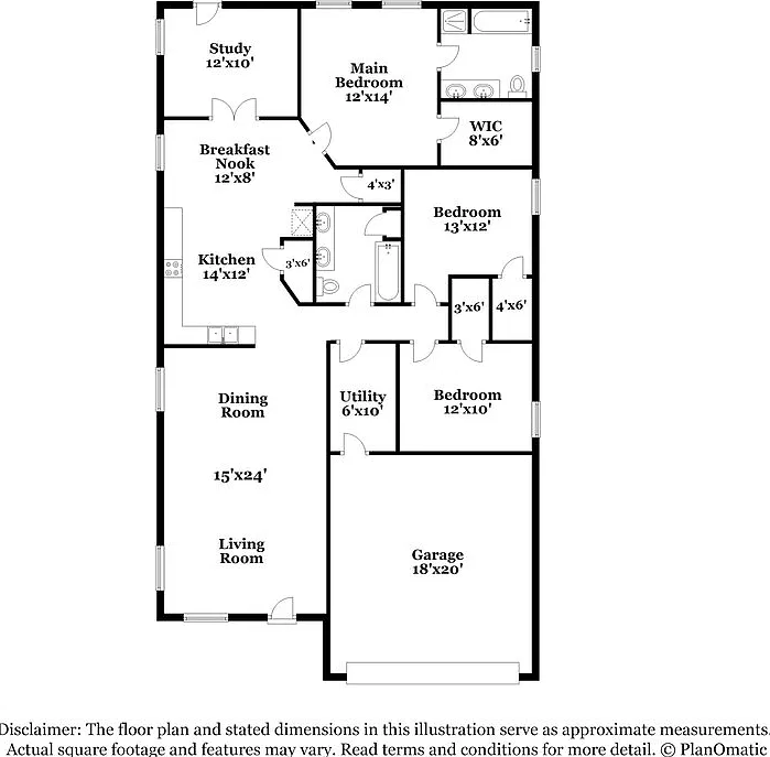 3 bed, 2.0 bath, 1680 sqft, $1,850 — Photo 2