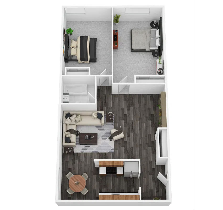 Floor plan 2 Bedroom