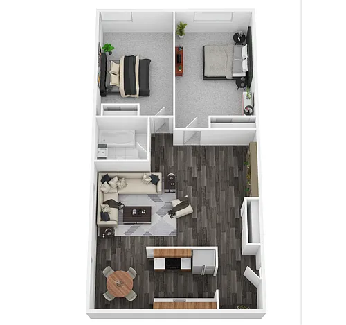 Floor plan 2 Bedroom