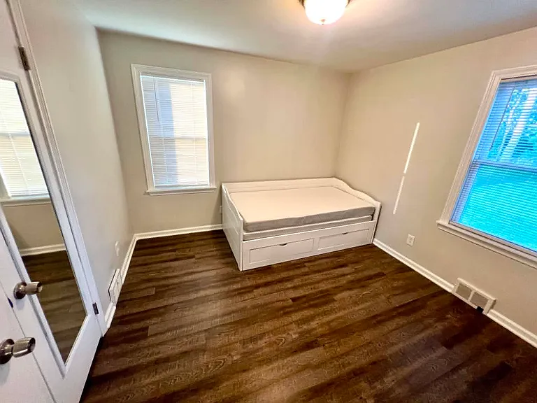 First floor bedroom with closet. (Daybed is for sale)