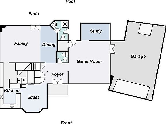 1st level floor plan