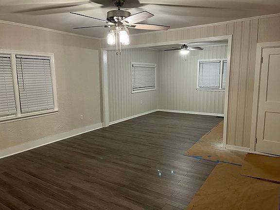 View from front door to living & dining room