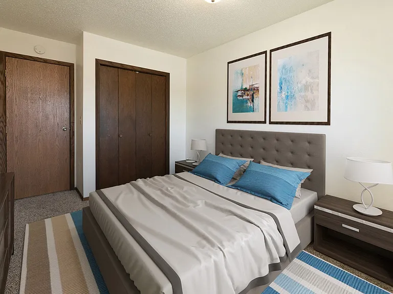 Fargo, ND Maplewood Bend Apartments | Bedroom