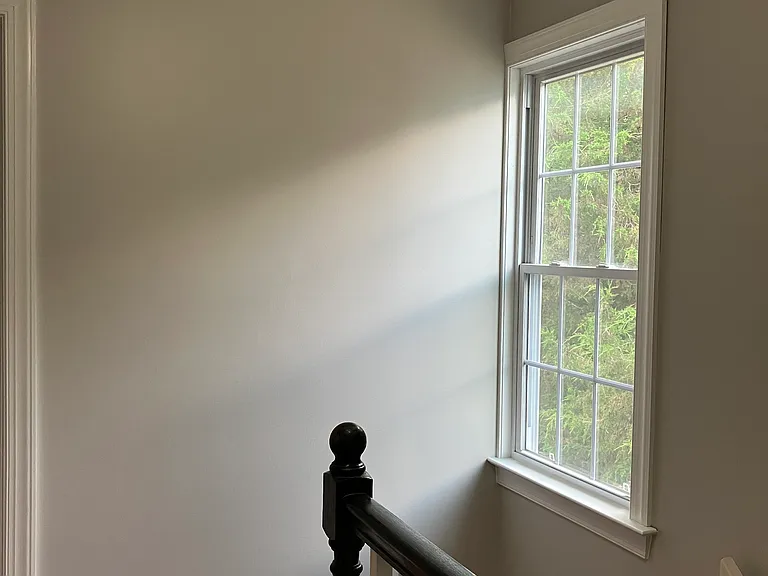 View of upstairs hallway from master bedroom doorway
