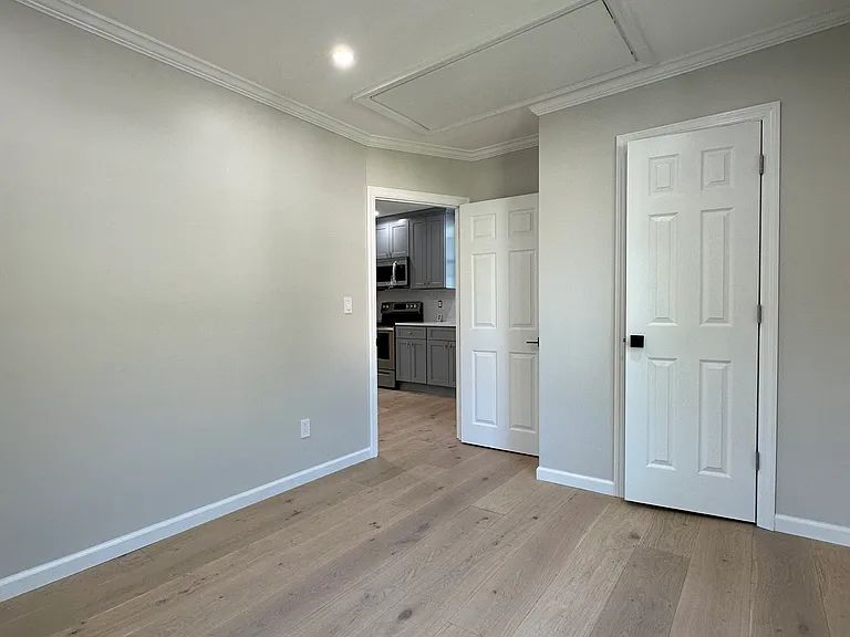 Bedroom with a closet