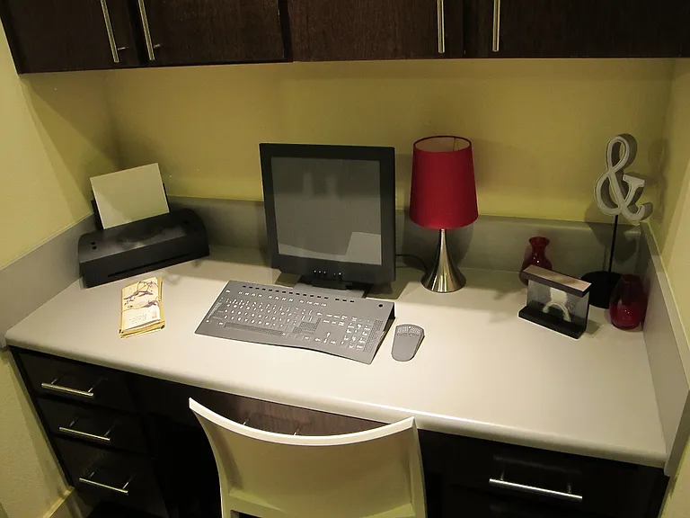 Built In Desk in the apartment