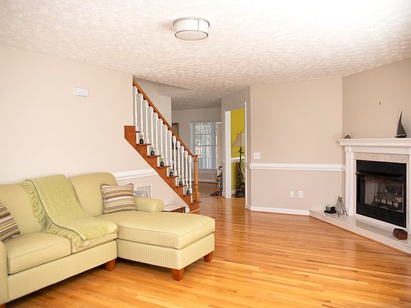 living room, fireplace