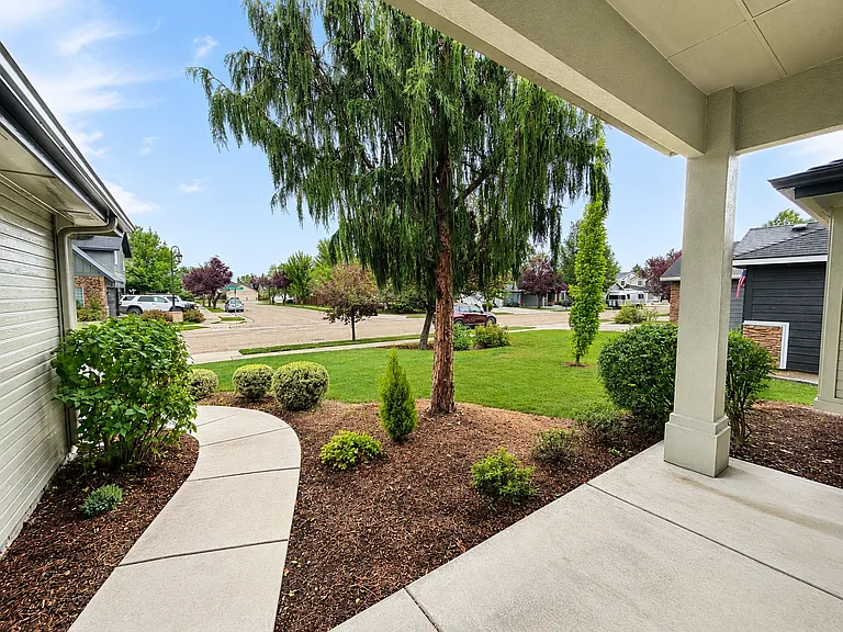 Covered front porch