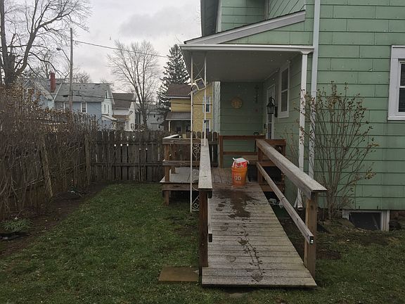 Double ramps to/from deck.