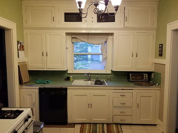 Kitchen cabinets and sink