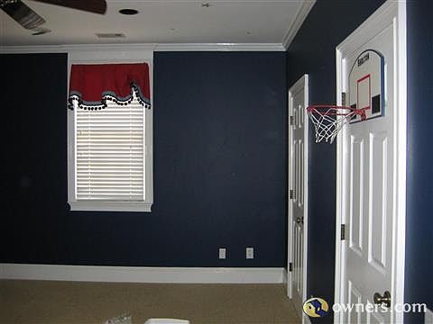 upstairs bedroom #2 with two large closets