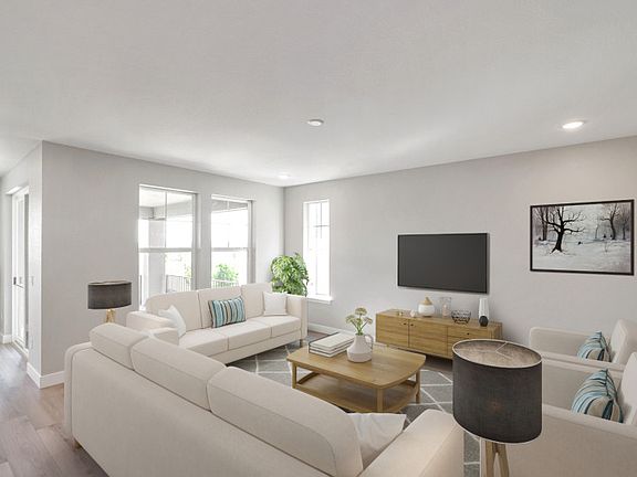 The Brownstone gathering room is spacious and filled with plenty of natural light.