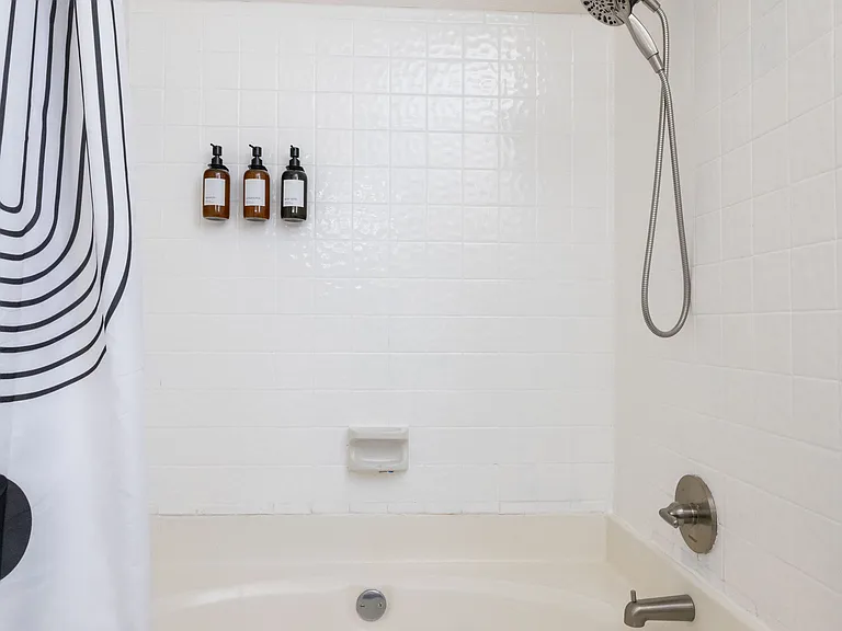 Primary bathroom- Large tub/shower combo