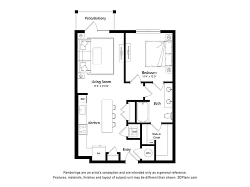 Floor plan A1 ALT 3
