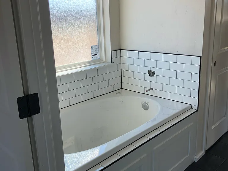 Soaking tub, double vanity, walk in closet, huge shower...more pictures coming soon!