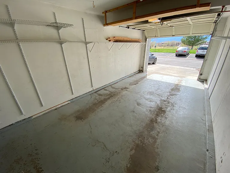 spacious garage