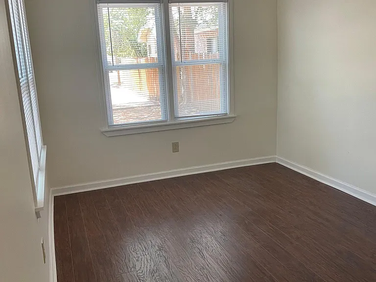 Large Bedroom measures 9' x 15', all new windows, flooring & bathroom.