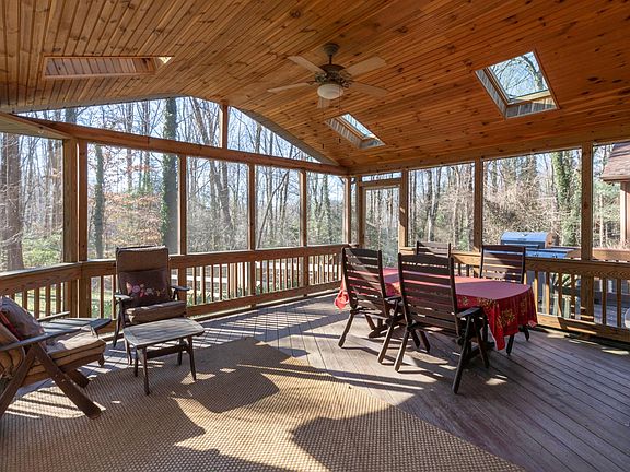 Screened in porch.