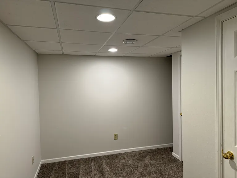 Finished basement, no egress windows