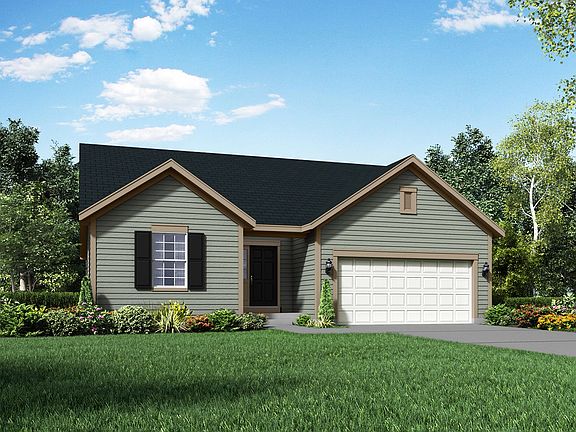 Camden Colonial exterior elevation rendering by William Ryan Homes