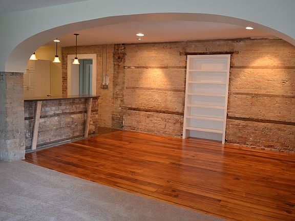 Unique arch and open plan