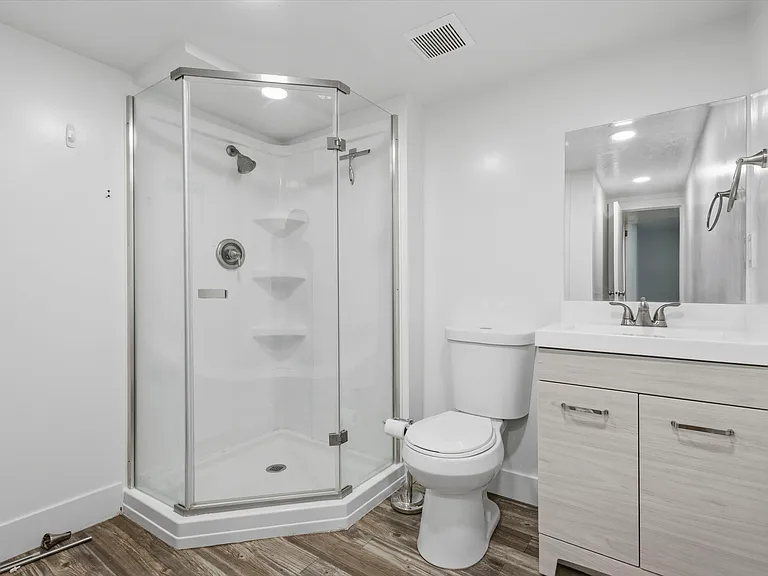 Basement bathroom