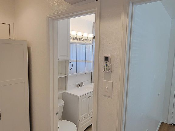 Bathroom and A/C unit
