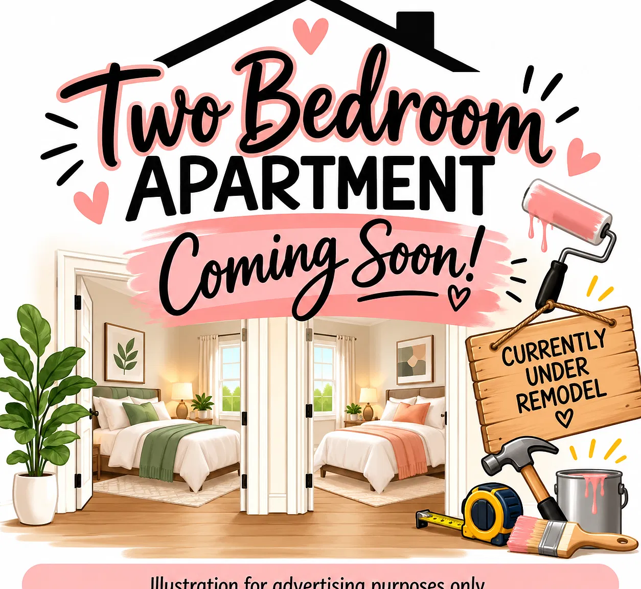2 bed, $800 — Photo 1