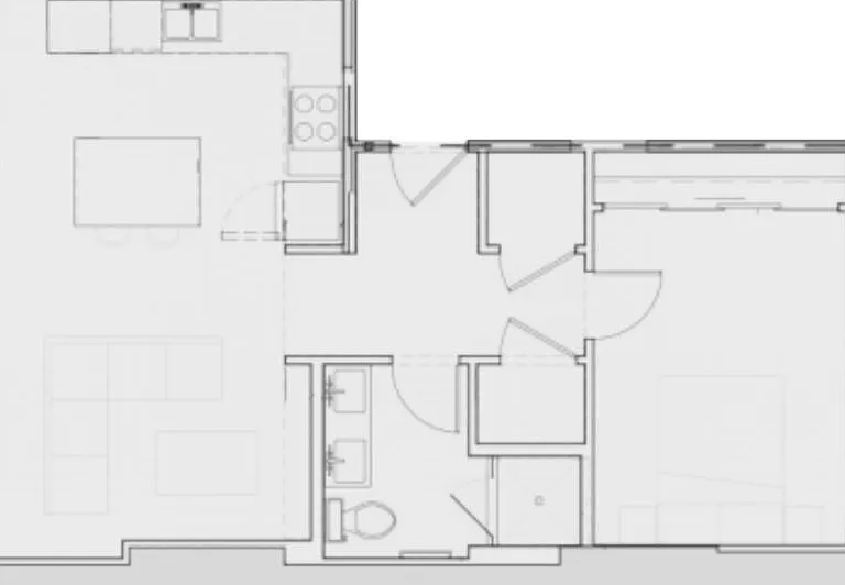 Efficient floor plan