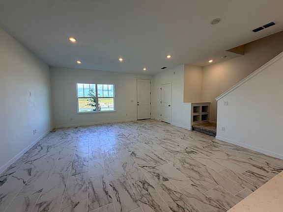 living room construction progress
