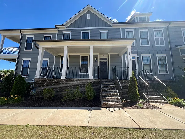 Front view of town house