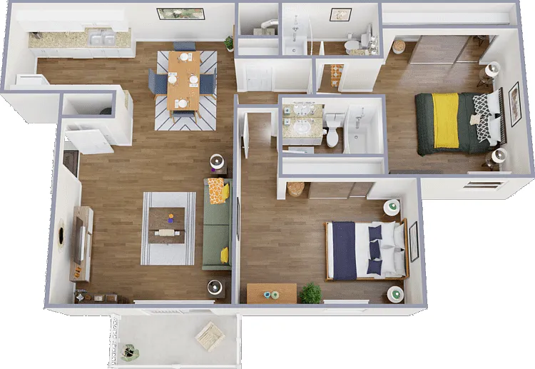 Hacienda Floorplan Diagram