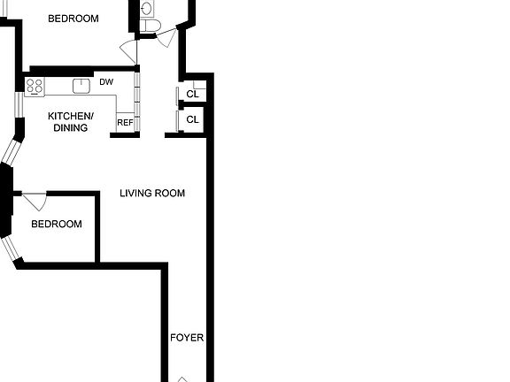 2nd image of 342 W 56th St APT 2D