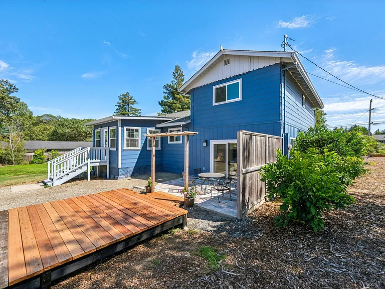 Back patio and deck