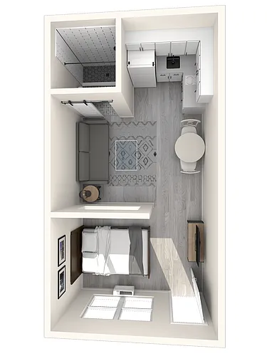 Floor plan Small Urban Studio