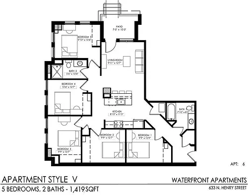 Floor plan V