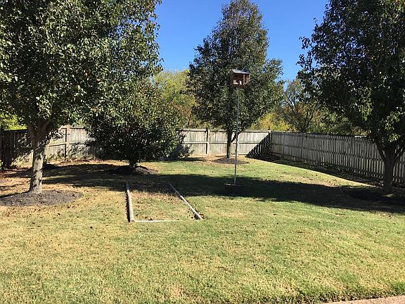 Large fenced back yard