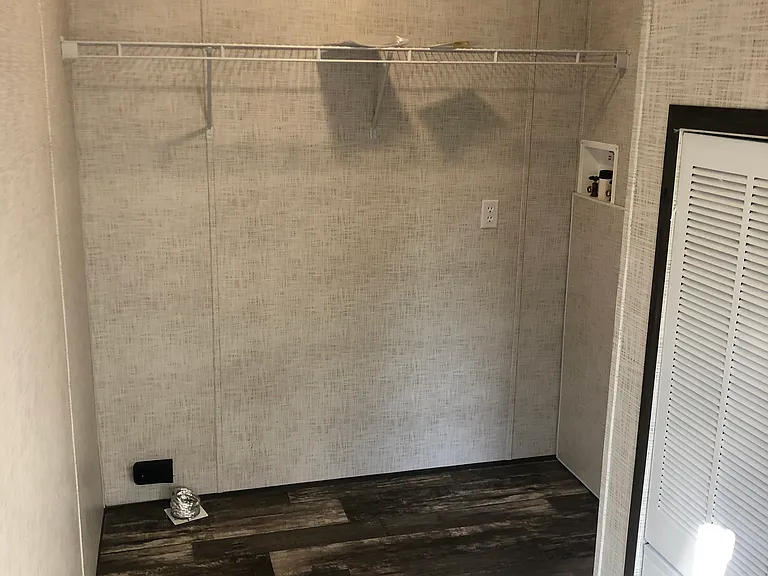 Laundry Room from back door view.