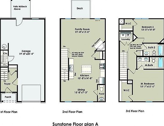 The Sunstone A Floor Plan