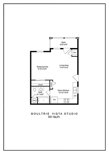 Floor plan Studio
