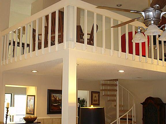 Both kids and parents get their very own living area... kids also have access to their very own loft which is a cousin to the treehouse : )  You might also use this area for a big toy bin.