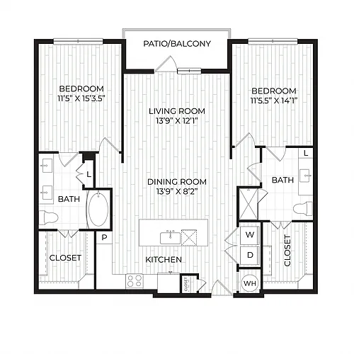 Floor plan B50