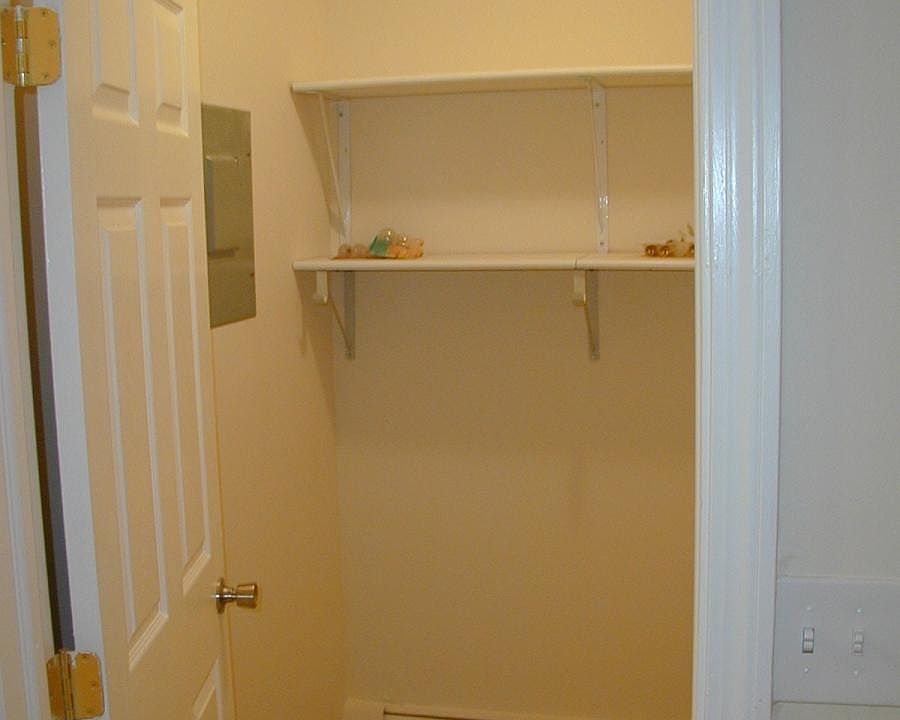 walk in pantry great storage for coats and shoes