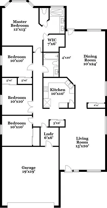 4 bed, 2.0 bath, 1669 sqft, $2,115 — Photo 2