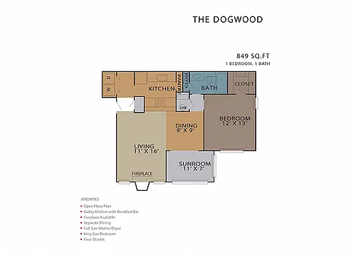 Floor plan The Dogwood