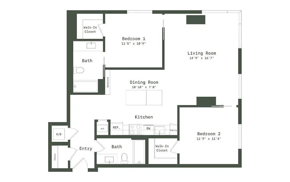 Floor plan TD1